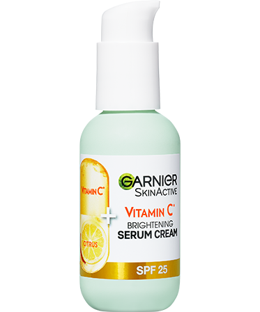 Κρέμα & Ορός Προσώπου 2 σε 1 SPF25 με Βιταμίνη C για Λάμψη